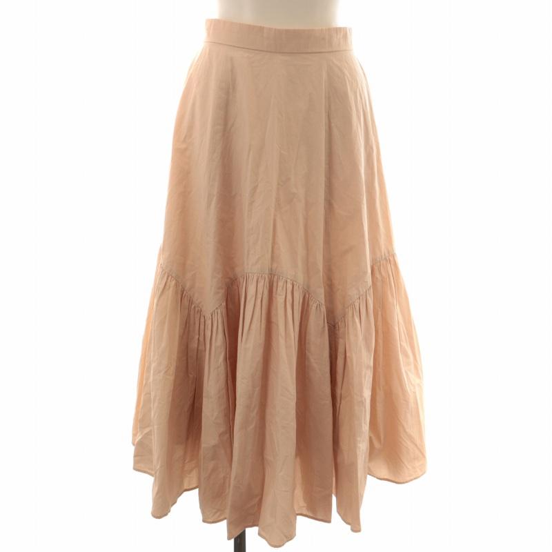 ジャスグリッティー JUSGLITTY 22SS スカラ切替スカート フレア  