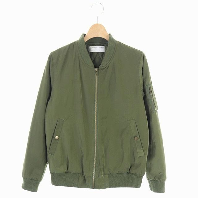 中古 チャオパニック ティピー Ciaopanic Typy ブルゾン Ma 1 中綿ジャケット アウター ジップアップ M カーキ Df D レディース ベクトル 古着 160 ブランド古着販売のベクトル 通販 Yahoo ショッピング