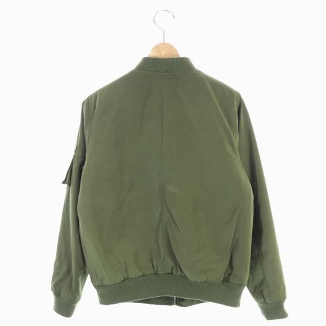 中古 チャオパニック ティピー Ciaopanic Typy ブルゾン Ma 1 中綿ジャケット アウター ジップアップ M カーキ Df D レディース ベクトル 古着 160 ブランド古着販売のベクトル 通販 Yahoo ショッピング
