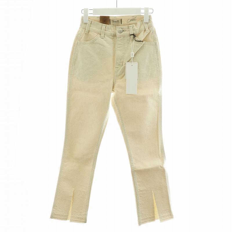 未使用品 ヤヌーク YANUK × コエル COEL スリットデニムパンツ  