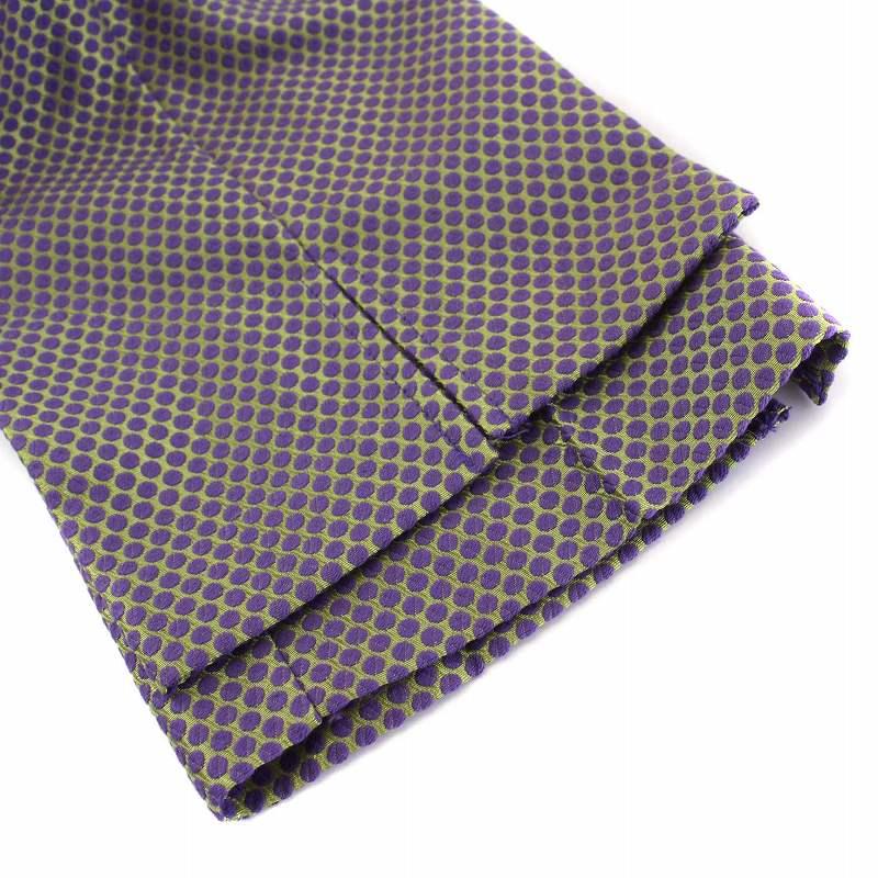 未使用品 コエル COEL タグ付き ドットジャガードパンツ ハイウエスト  