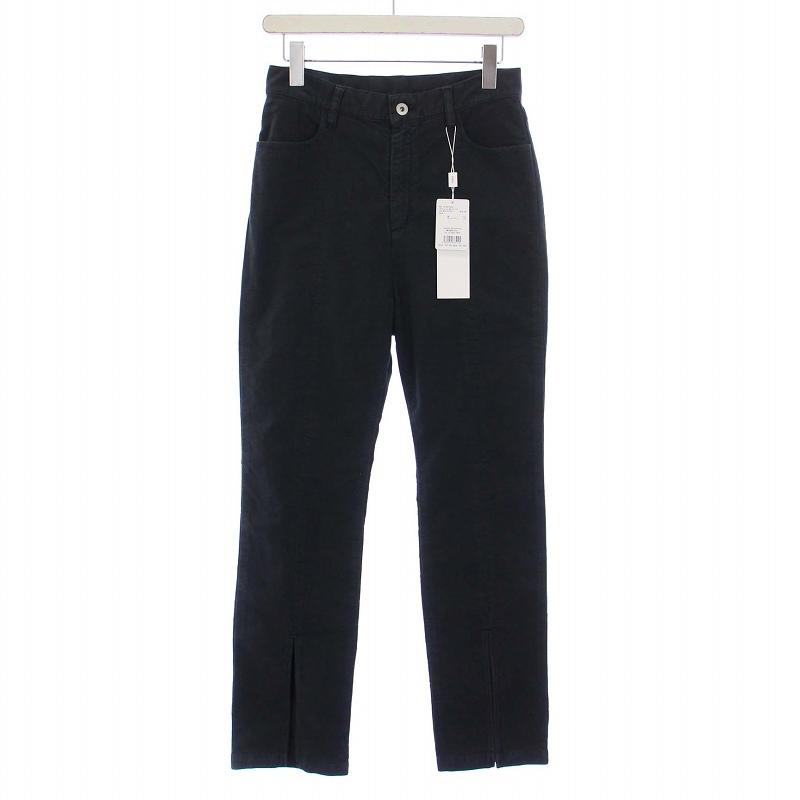 コエル COEL タグ付き フロントスリット加工パンツ ハイウエスト  