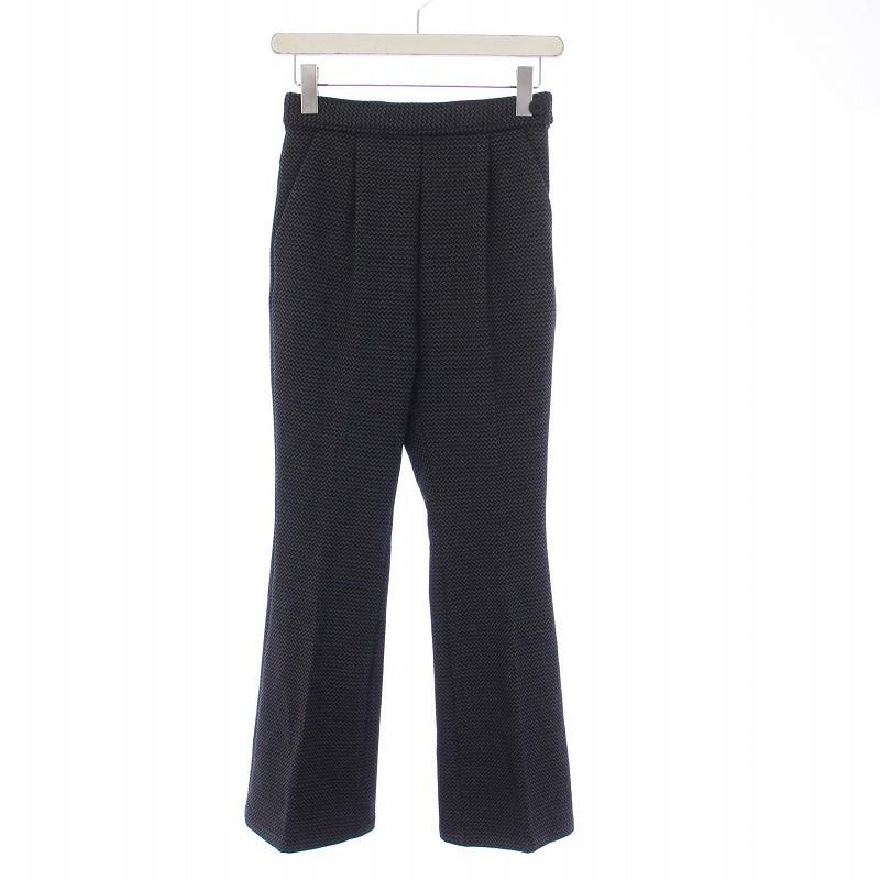 未使用品 コエル COEL タグ付き 幾何学柄フレアパンツ ワイド イージー  