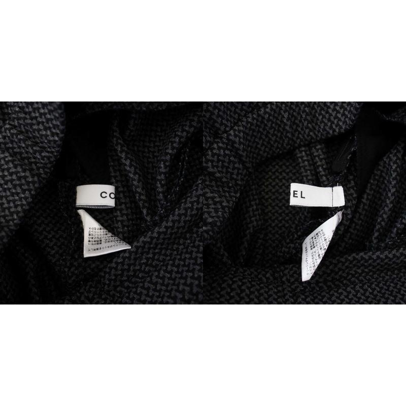 未使用品 コエル COEL タグ付き 幾何学柄フレアパンツ ワイド イージー  