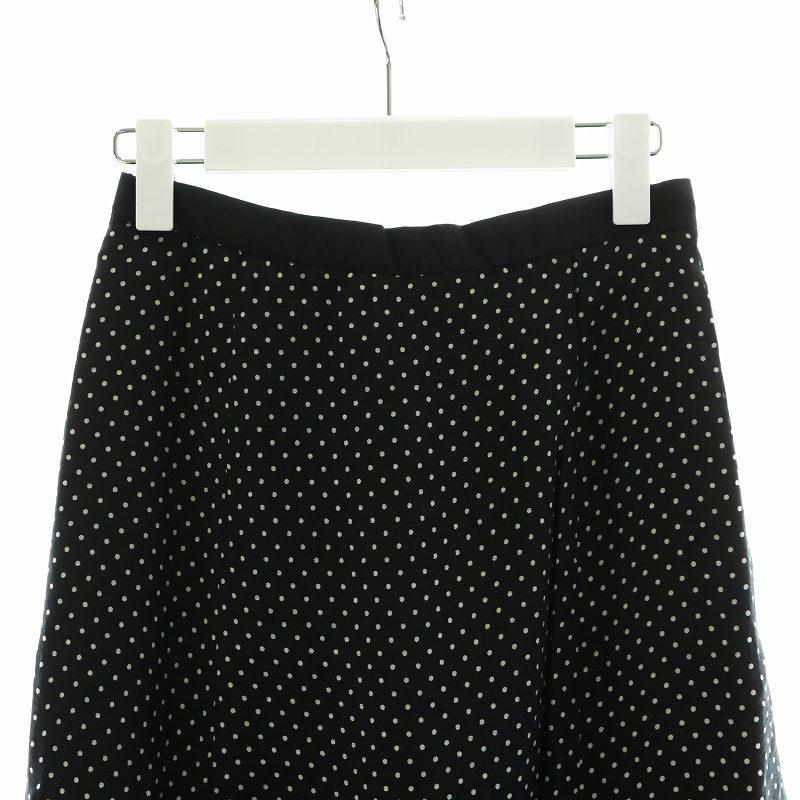 未使用品 コエル COEL ドットスリットスカート フレアスカート ミモレ  