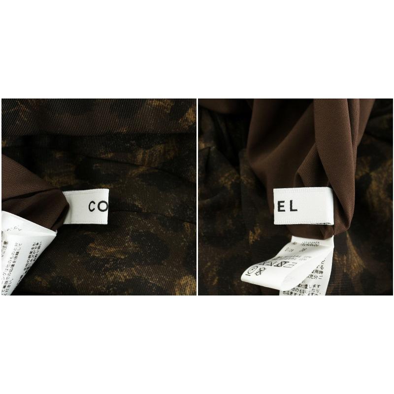 未使用品 コエル COEL レオパード変形タックスカート フレアスカート  