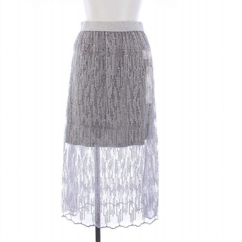 未使用品 コエル COEL タグ付き シアースパンコールスカート ロング  