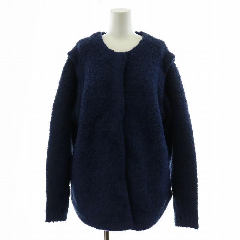 未使用品 コエル COEL 2WAYスリーブブークレーニット カーディガン  