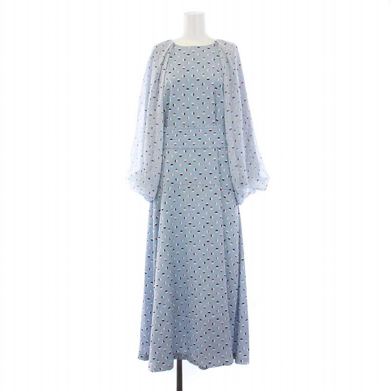 未使用品 コエル COEL タグ付き ベルト付きドットプリントワンピース  