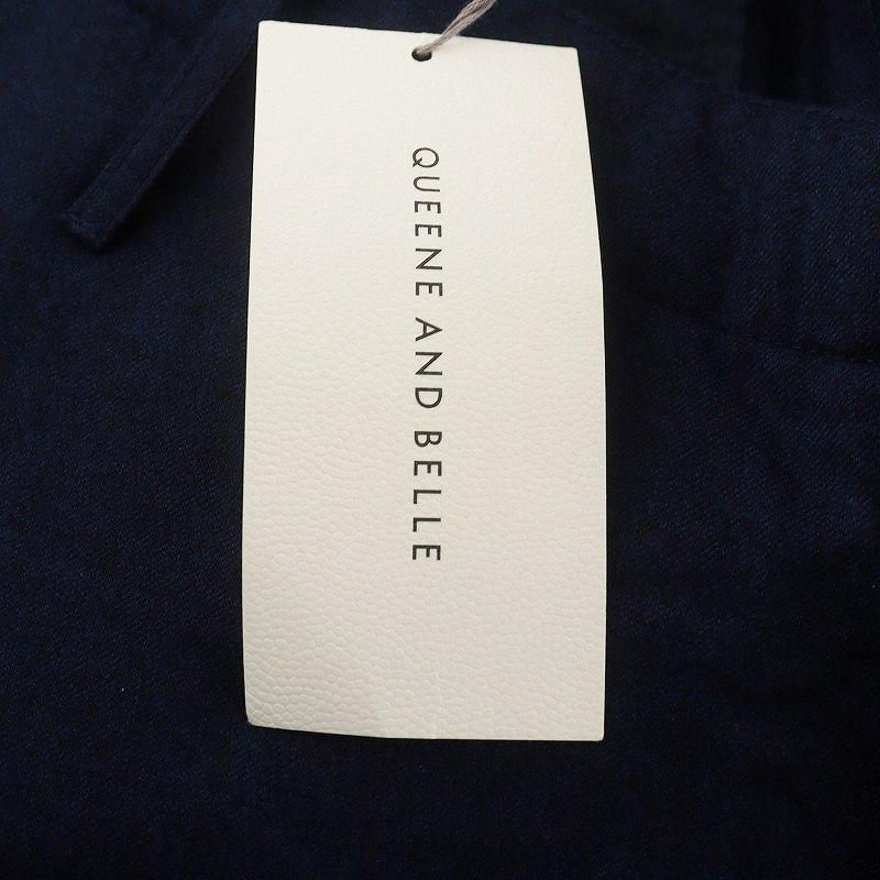 未使用品 クイーンアンドベル QUEENE AND BELLE パンツ 7分丈 ウール  