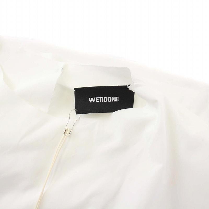 未使用品 ウェルダン WE11DONE タグ付き 2021年製 WHITE COTTON TOP 