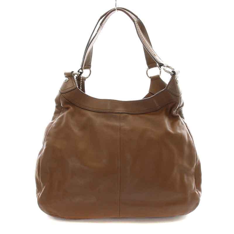 コーチ COACH ソーホー ショルダーバッグ トートバッグ レザー 茶  
