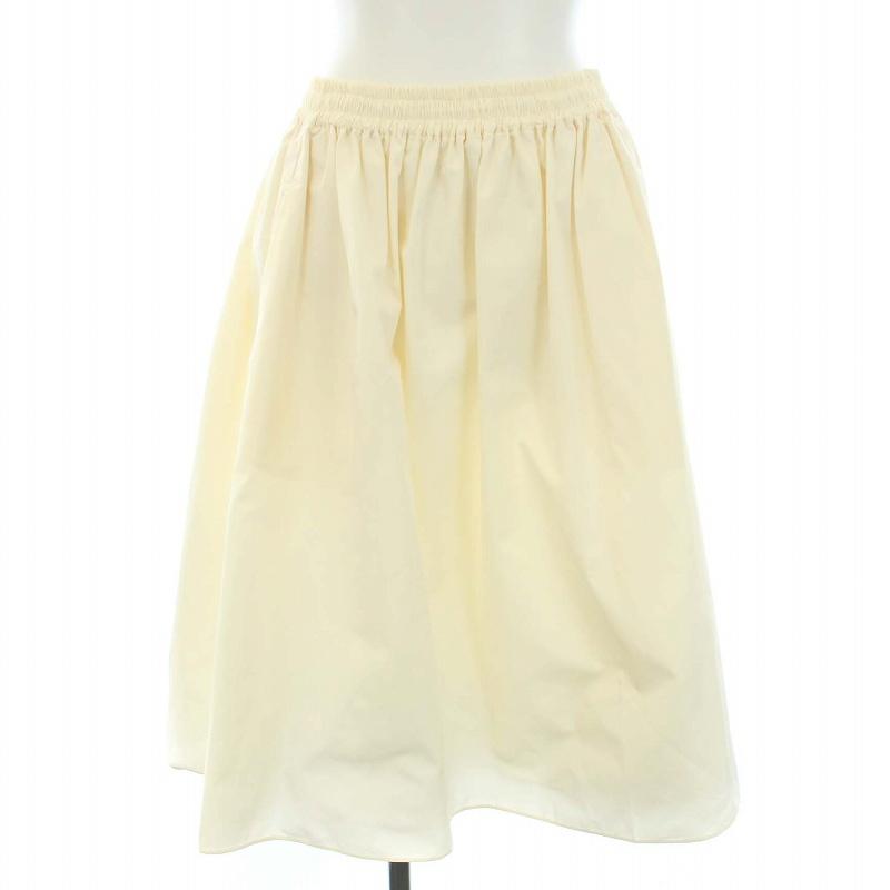 LANVIN フレアスカート ひざ丈 38 ランバンオンブルー LANVIN en Bleu スカート ひざ丈 フレア