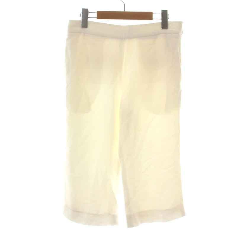 Chloe クロエ CHLOE カプリパンツ 絹 シルク混 34 S 白 ホワイト /NW16  