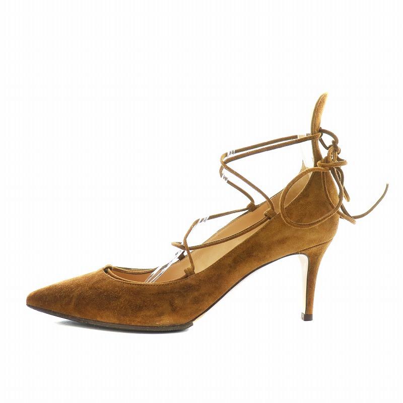 ジャンヴィトロッシ Gianvito Rossi パンプス ヒール レース