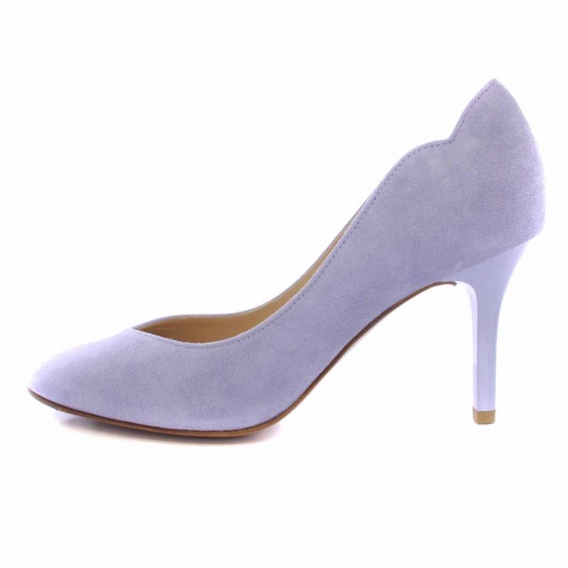 GINZA Kanematsu 未使用品 銀座かねまつ パンプス ハイヒール スエード 