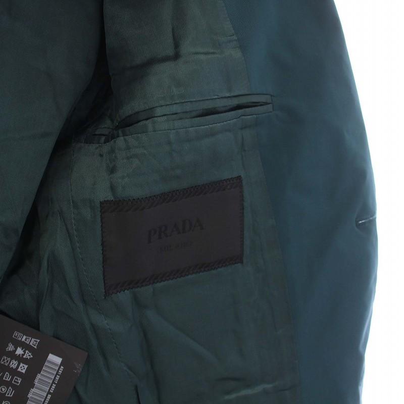 PRADA プラダ 17年製 2B テーラードジャケット シングル サイドベンツ 
