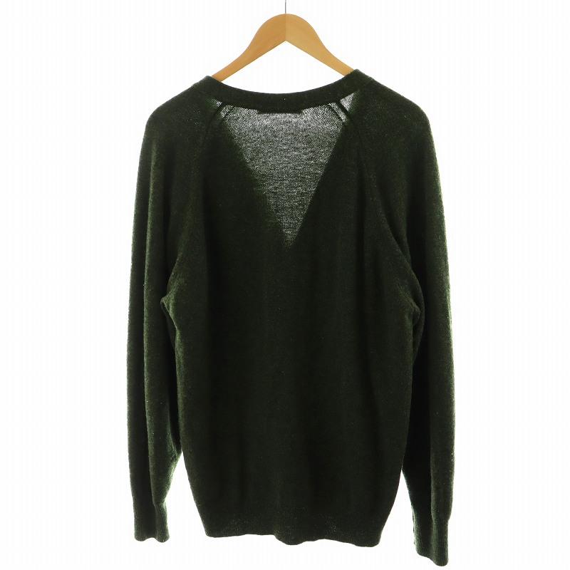 バーバリーズ Burberrys ヴィンテージ カーディガン ロゴ刺繍 ウール