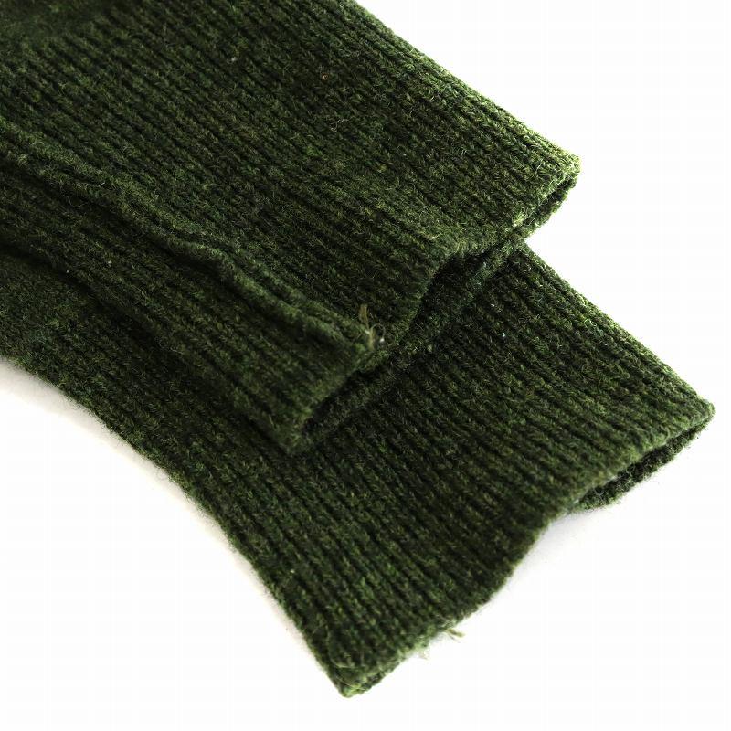 バーバリーズ Burberrys ヴィンテージ カーディガン ロゴ刺繍 ウール