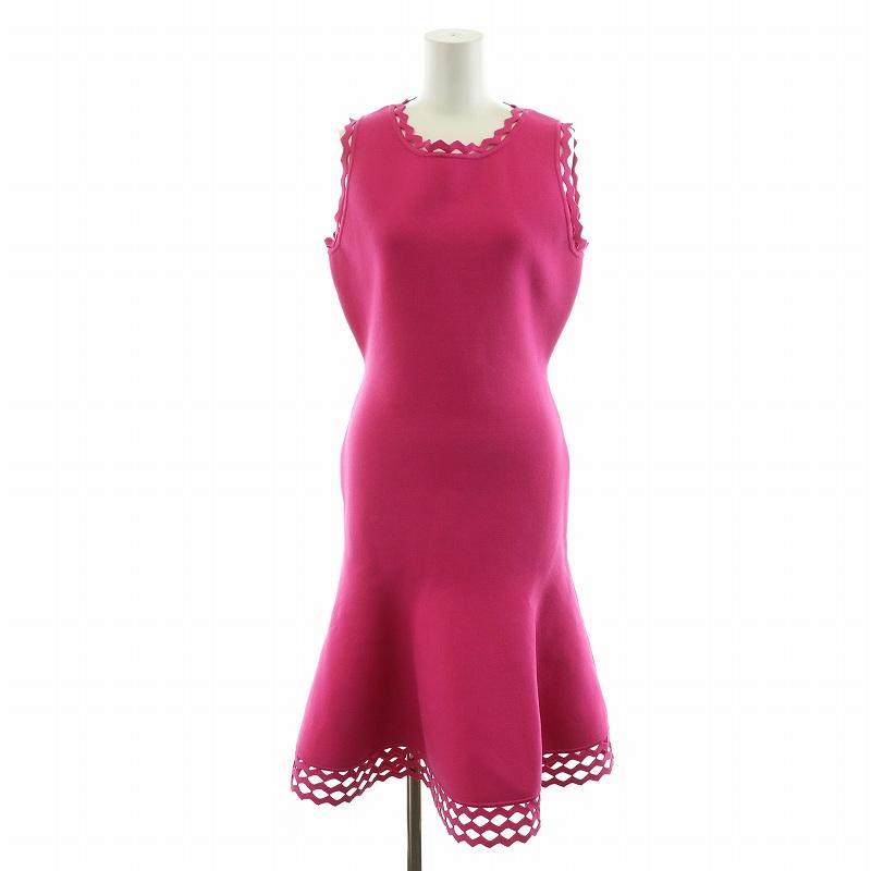 ミリー milly ニット ノースリーブワンピース マーメイド カットワーク  