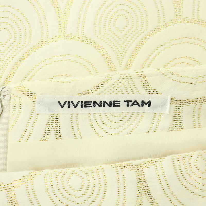 ヴィヴィアンタム VIVIENNE TAM タイトスカート ひざ丈 総柄 バック