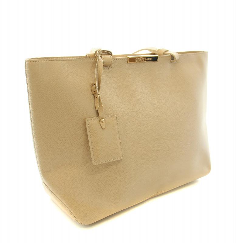 LONGCHAMP ロンシャン ルフローネシティ チャーム レザー トートバッグ LONGCHAMP（ロンシャン） フローネ シティ トートバッグ ハンドバッグ