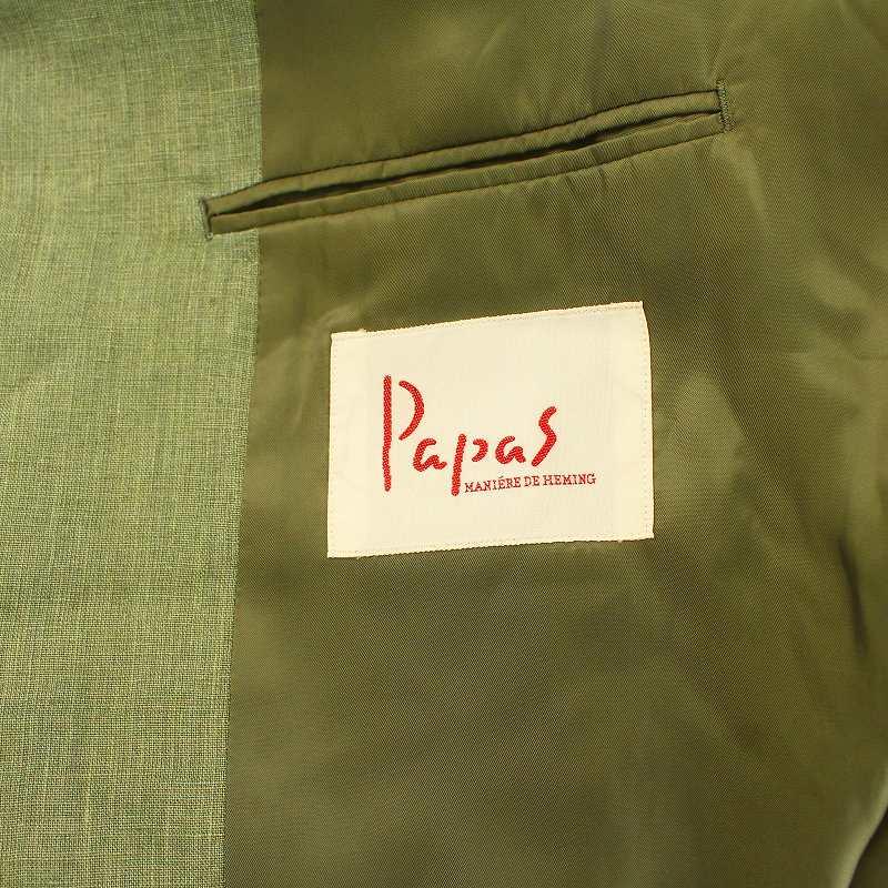 パパス Papas MANIERE DE HEMING テーラードジャケット ブレザー パパス Papas MANIERE DE HEMING テーラードジャケット ブレザー