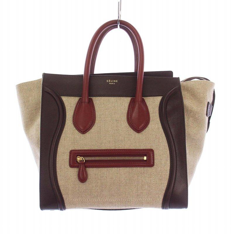 セリーヌCELINE ラゲージ ミニショッパー ハンドバッグ トートバッグ