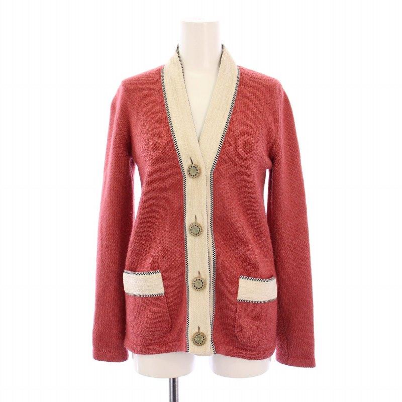 ETRO（エトロ） ニット カーディガン 長袖 Vネック ウール カシミヤ 38