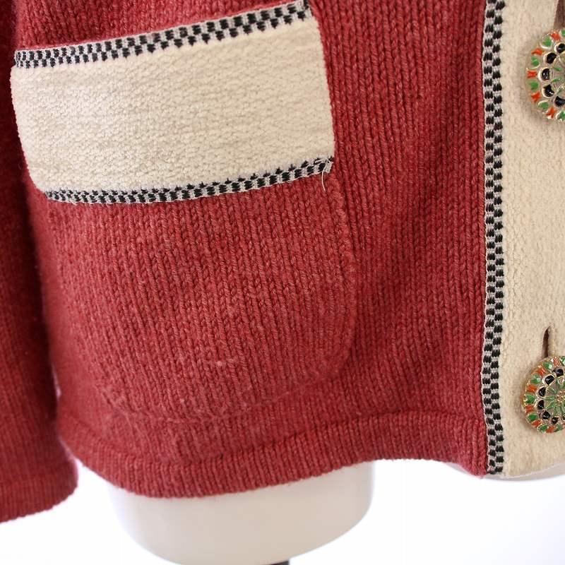 ETRO（エトロ） ニット カーディガン 長袖 Vネック ウール カシミヤ 38