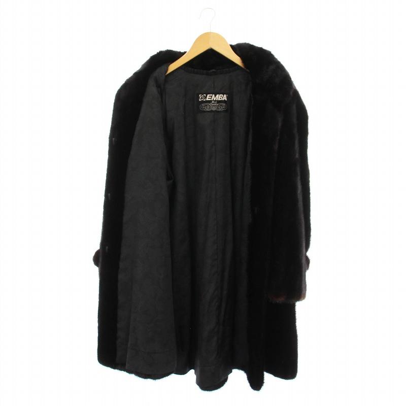 エンバ EMBA ミンクロングコース ファーコート 毛皮コート 着丈107cm