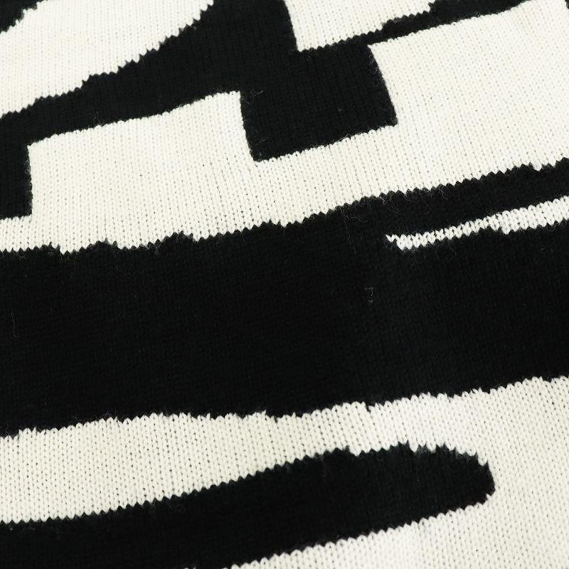 DIESEL（ディーゼル） ニット セーター 長袖 ロゴ ウール XXS 黒