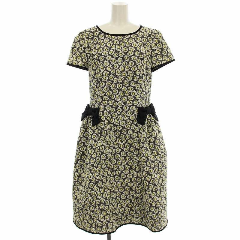 エムズクレーシィ　ワンピース　花柄　リボン エムズグレイシー M'S GRACY 25SS 花柄 リボン ワンピース