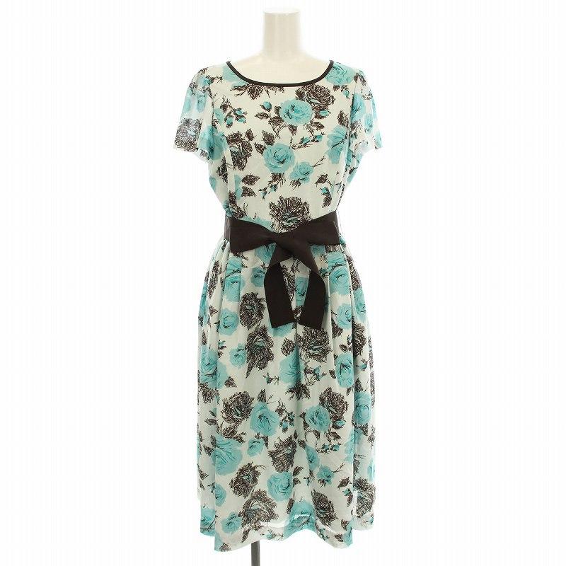 エムズグレイシー M'S GRACY 24SS ウエストリボン ワンピース 411316