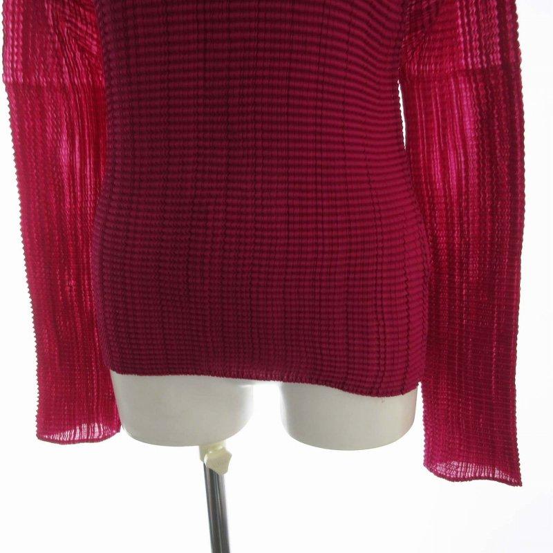 イッセイミヤケ FETE カットソー 長袖 ハイネック プリーツ 2 ISSEY MIYAKE（イッセイミヤケ） ISSEY MIYAKE FETE カットソー