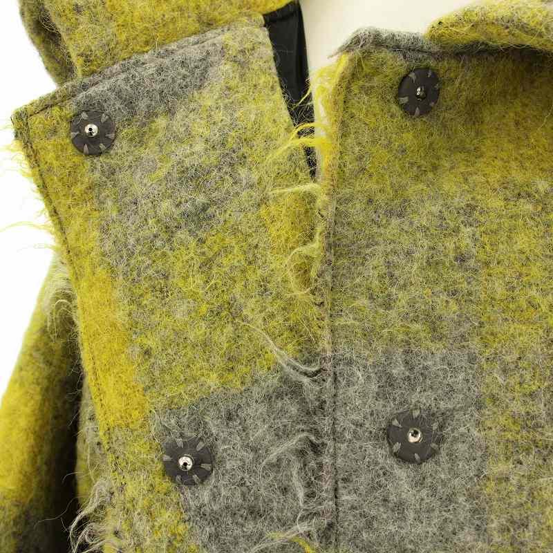 ヤスユキオジマ Yasuyuki ojima ウール シャギーファー ロング コート