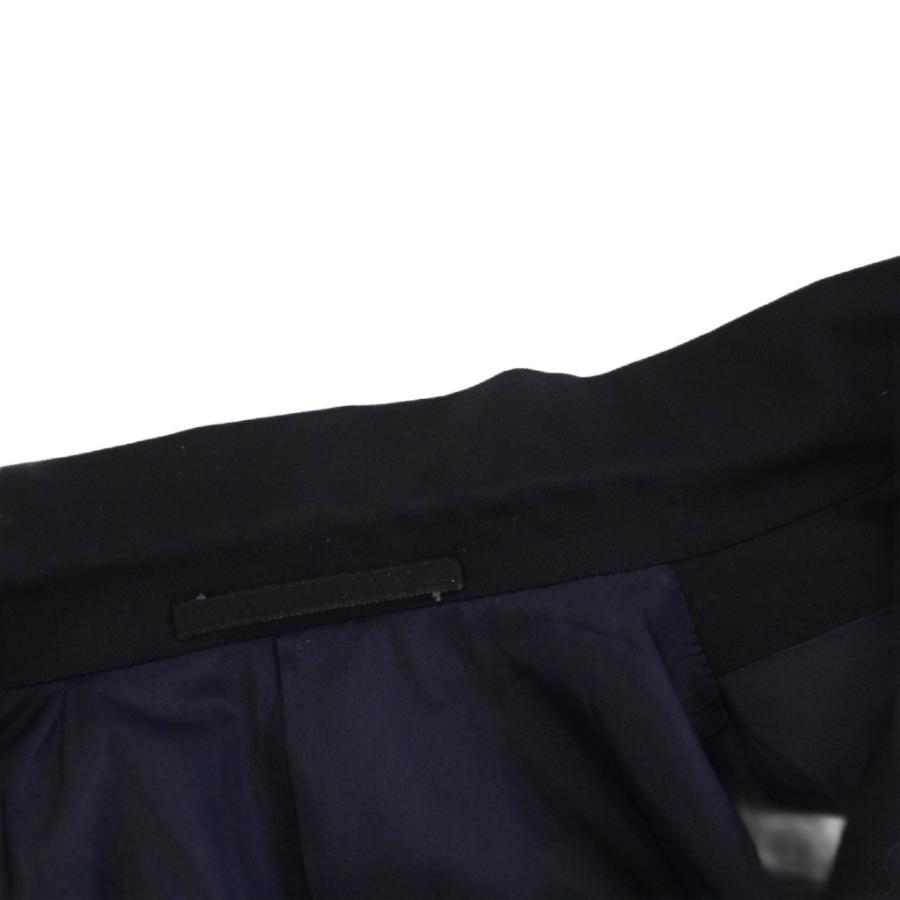 ランバン LANVIN ダブル テーラードジャケット ブレザー 背抜き