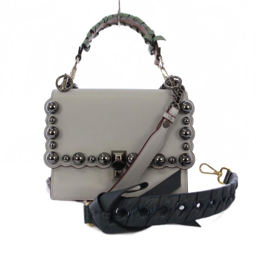 FENDI（フェンディ） キャナイ ミニ パール 2WAY ハンドバッグ