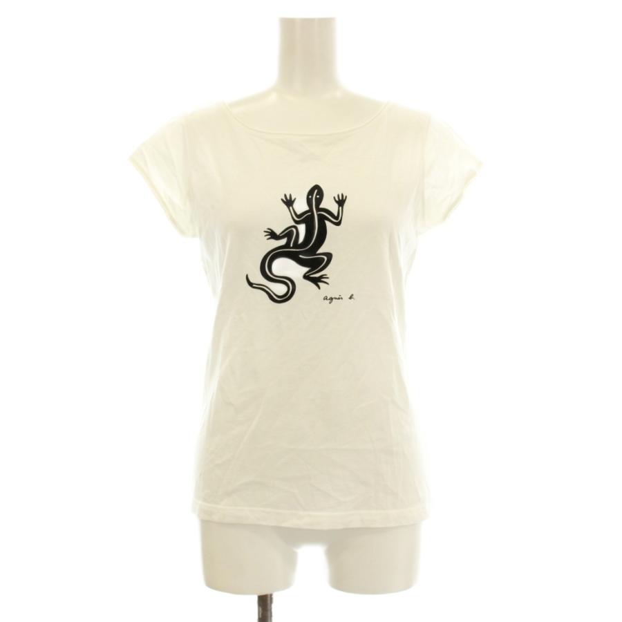 agnes b.（アニエスベー） agnes b. Tシャツ カットソー 半袖 トカゲ柄