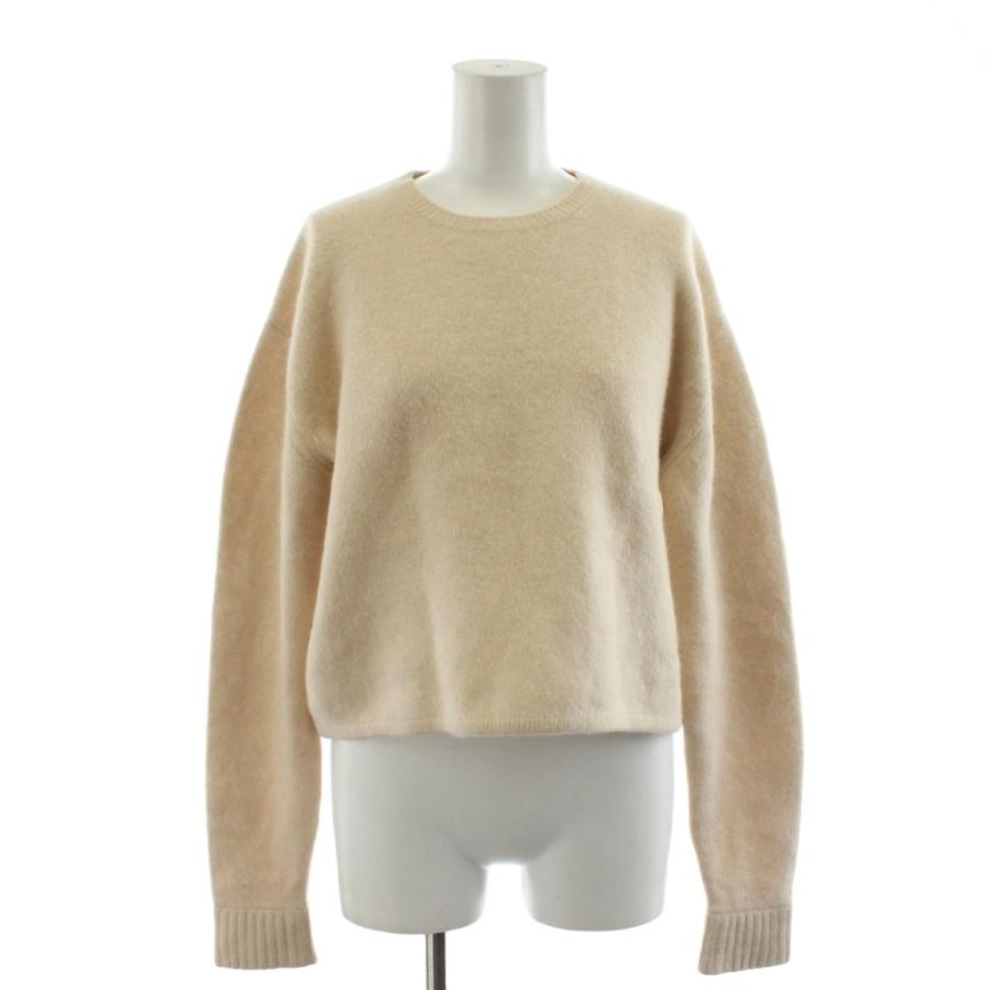 ロンハーマン Ron Herman ニット セーター 長袖 ウール S ベージュ