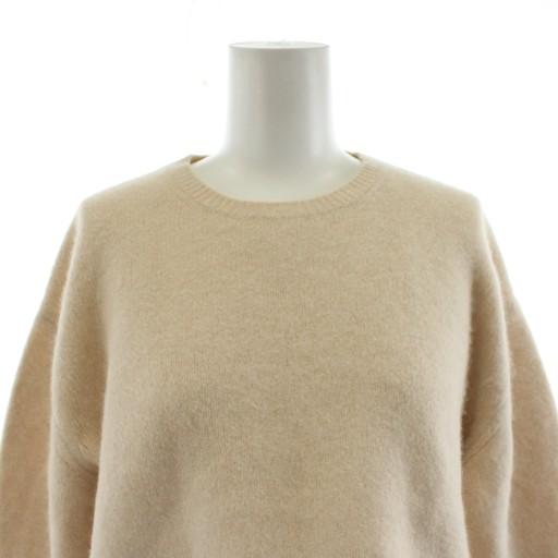 ロンハーマン Ron Herman ニット セーター 長袖 ウール S ベージュ