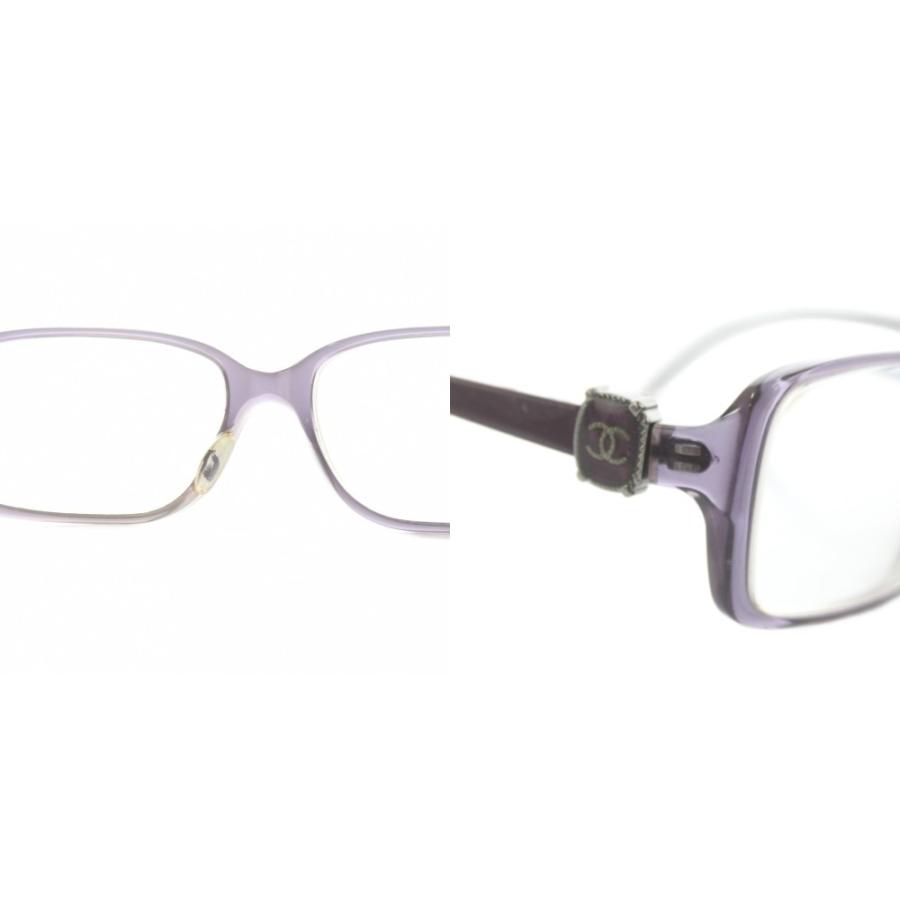 CHANEL（シャネル） ココマーク 眼鏡 メガネ 52□16 135 紫 パープル