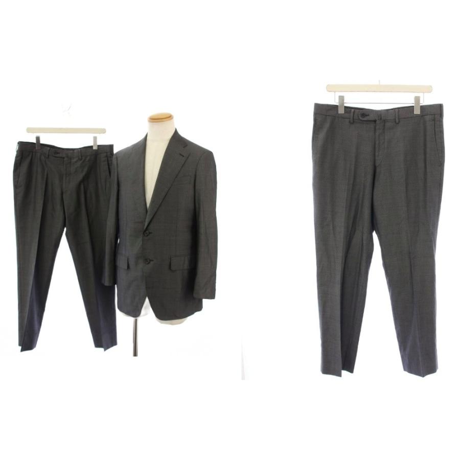 未使用品 DURBAN セットアップ シングルスーツ 2B M Y6 黒 ダーバン DURBAN シングルスーツ テーラードジャケット パンツ