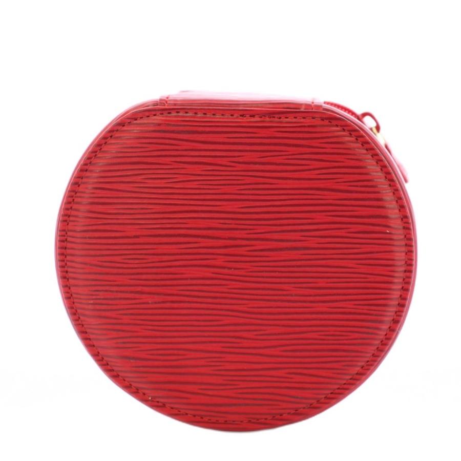 Louis Vuitton エピレザー 円形ポーチ レッド LOUIS VUITTON（ルイ・ヴィトン） エピ エクランビジュー8 ポーチ