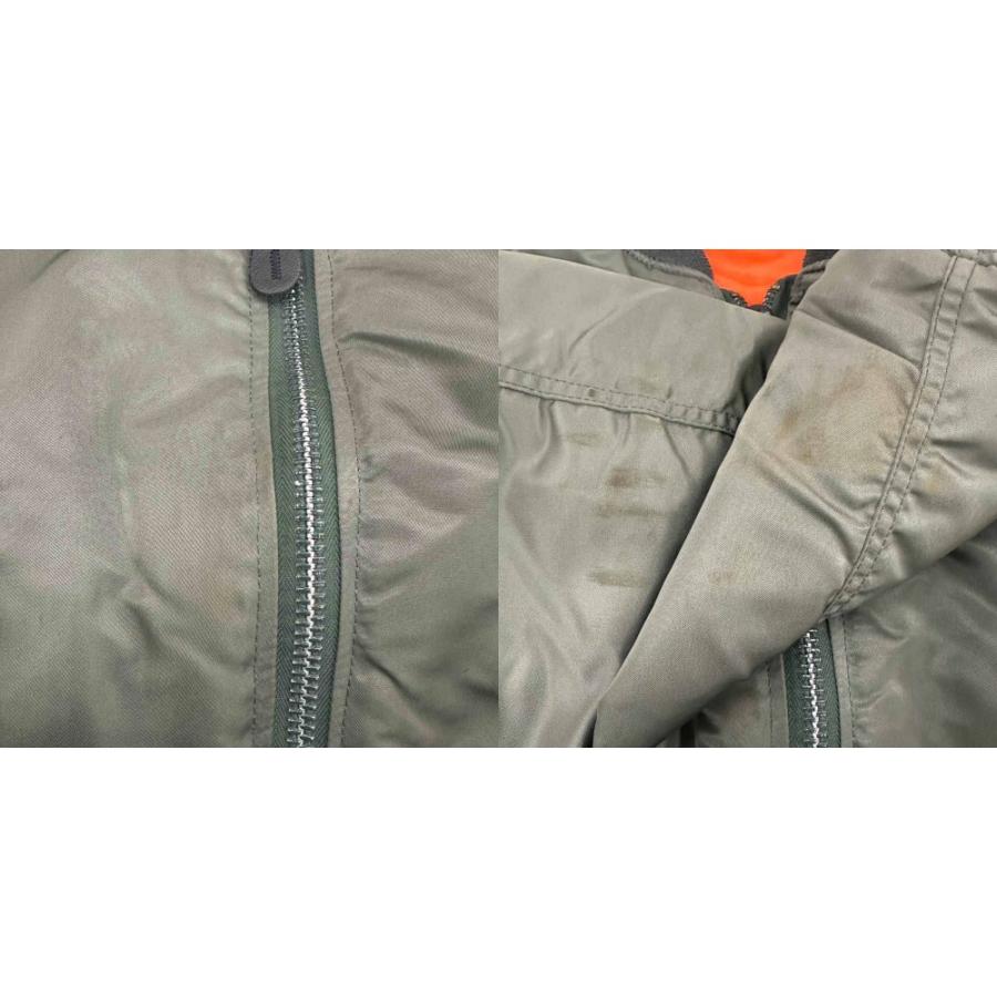 カーキ サイズXS フライトジャケット MA-1 アルファ 【美品】ALPHA Alpha MA-1 アルファ ALPHA Industries（アルファ・インダストリーズ） ジャケット・アウター