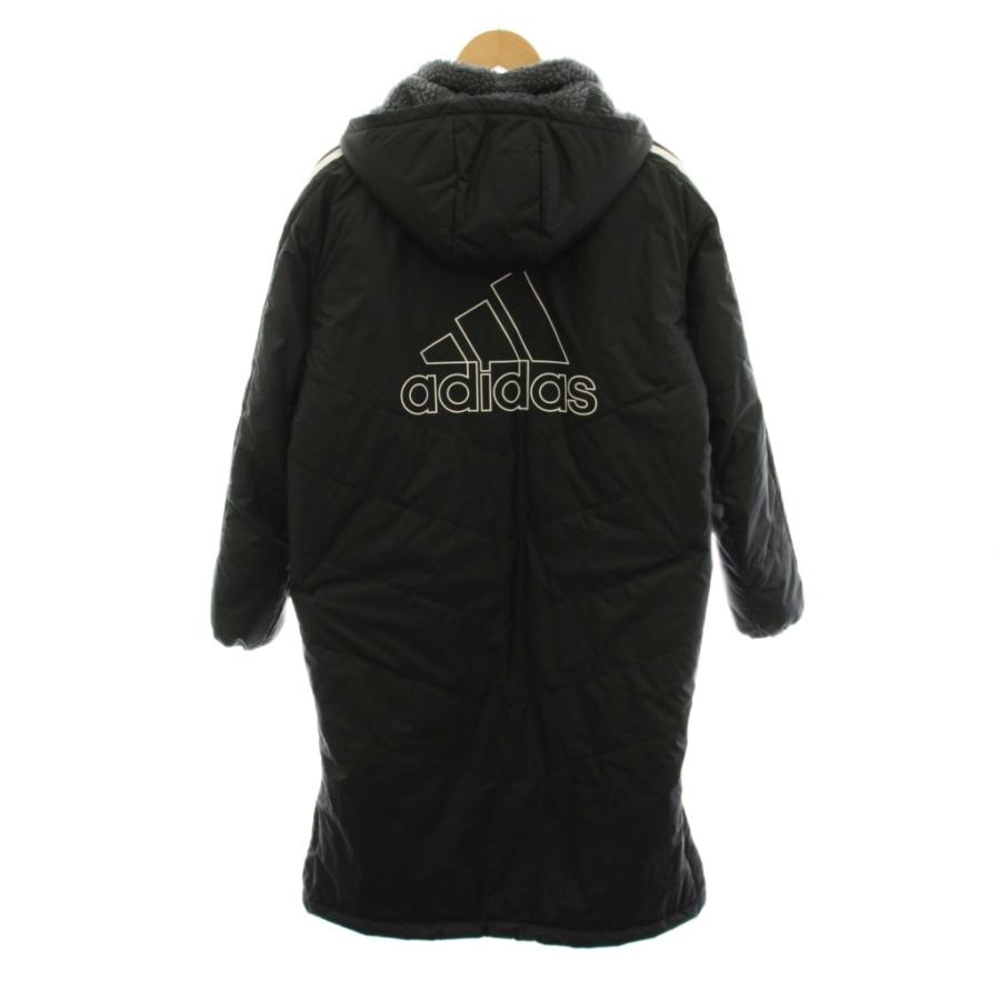adidas フード付きベンチコート 3L X0 adidas ベンチコート 黒 フード付き 160cm 【公式通販】