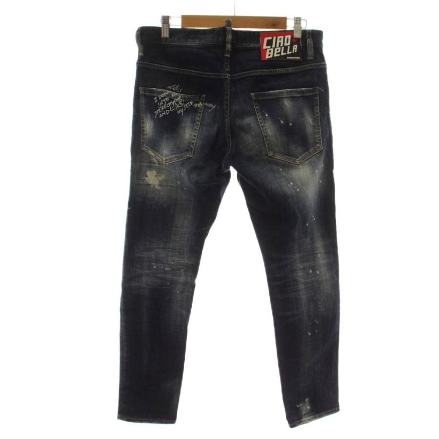 DSQUARED2（ディースクエアード） デニムパンツ ジーンズ 48 紺 