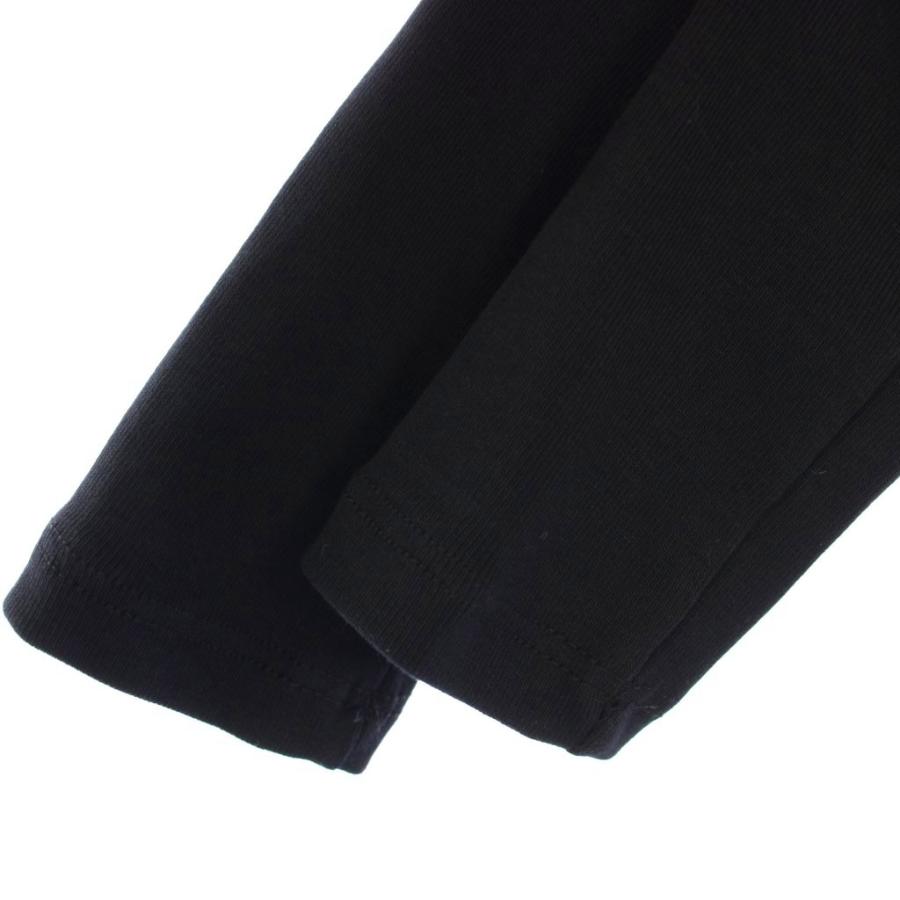 ZARA ザラ Tシャツ ロンT カットソー アシンメトリー 長袖 S 黒
