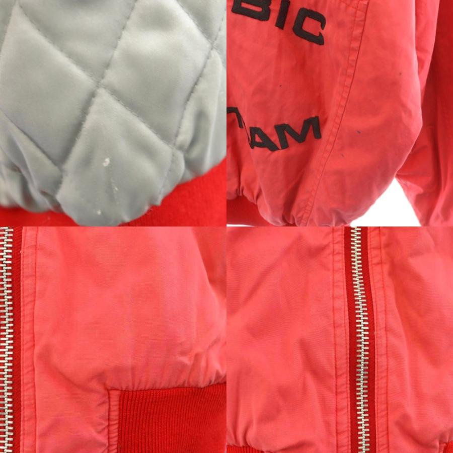 アルファキュービック ALPHA CUBIC RACING TEAM 80s MA-1 ブルゾン