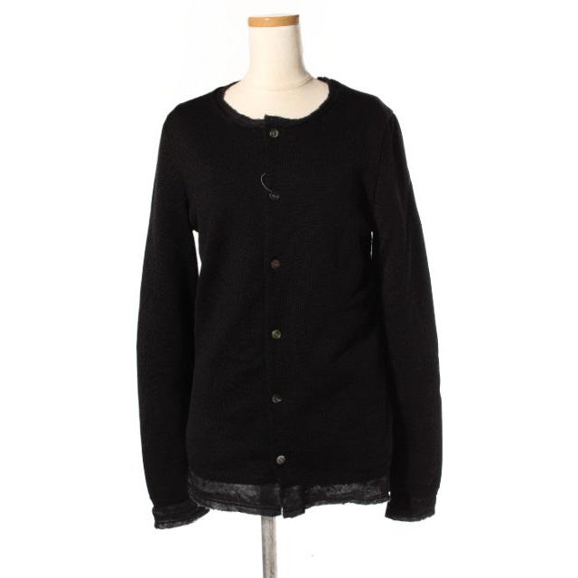 コムデギャルソン丸首ドッキング　アンサブルカーディガン コムデギャルソン丸首ドッキングアンサブルカーディガン